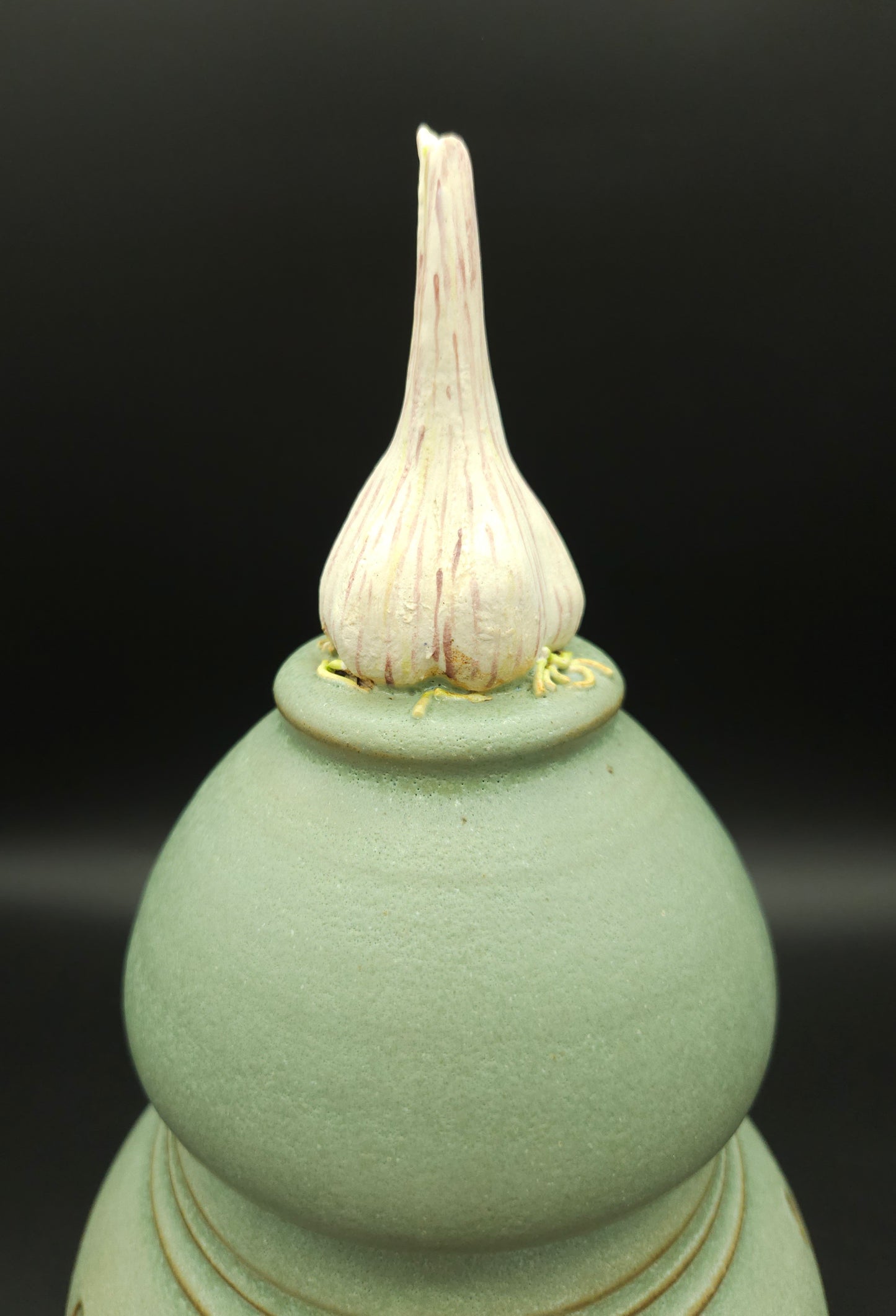 Whimsical Garlic Keeper